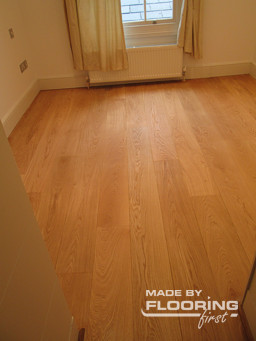 Floor fitting project in North London