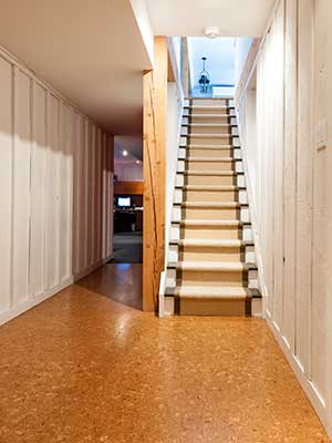 Sealing cork flooring