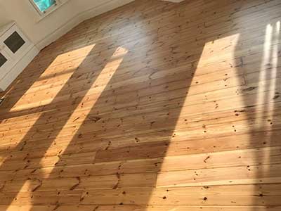 Restored suspended timber floors