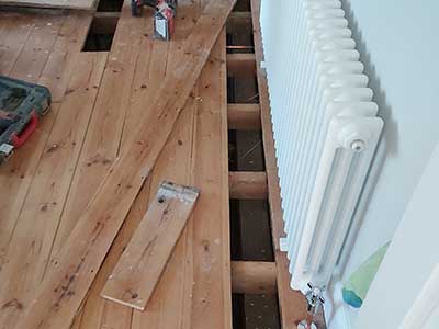 Suspended timber floors - installation