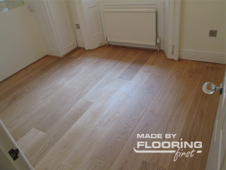 Floor fitting project in Canning Town