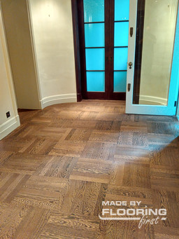 Floor laying project in Tottenham
