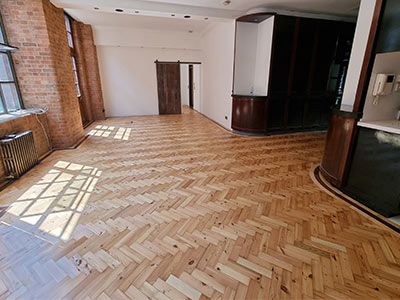 Community centre floor sanding