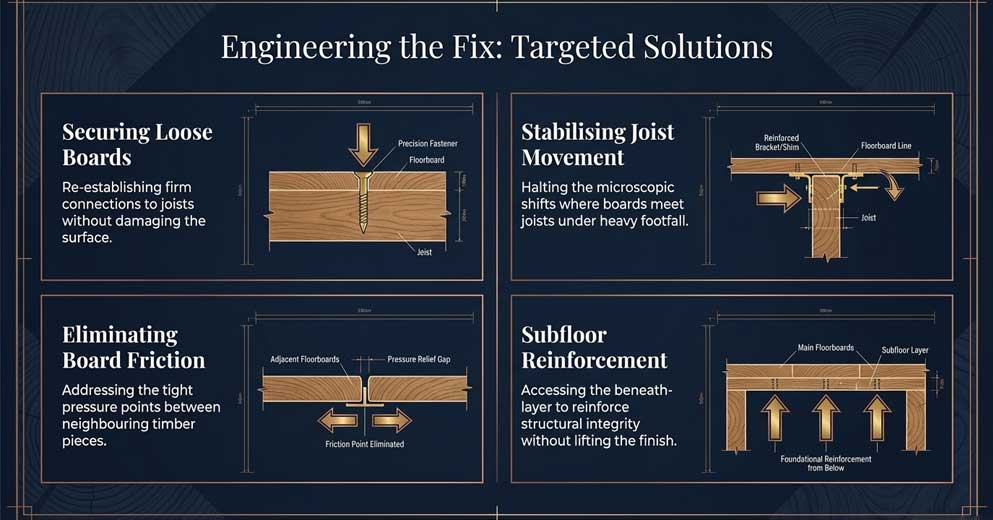How we fix squeaky floors How we fix squeaky floors