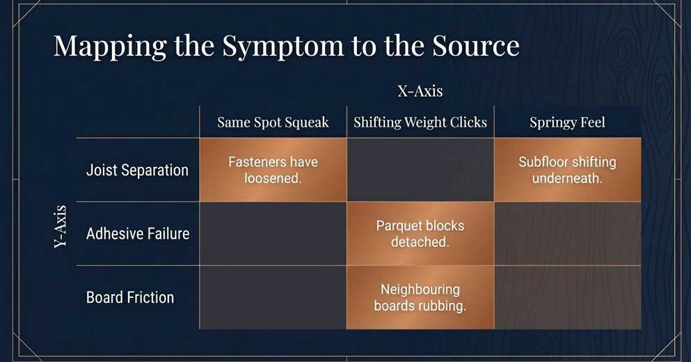 Signs you may need squeaky wood floor repair Signs you may need squeaky wood floor repair